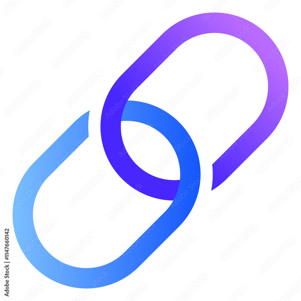 Gradient business logo png technology chain icon design Gradient business logo png technology chain icon design
