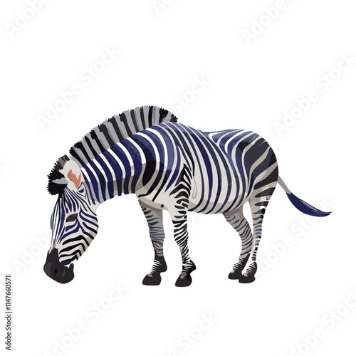 Watercolor Zebra Art Stripes, Wildlife, African Animal, Equine, Nature