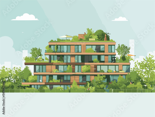 Eco-Friendly Green Roof: Nature's Urban Retreat