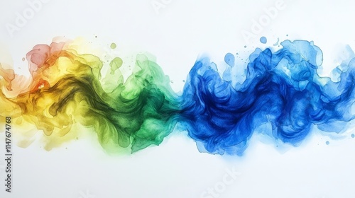 abstract watercolor splash