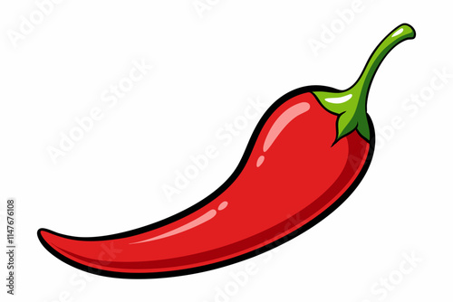 Chili pepper spiciness level icon 