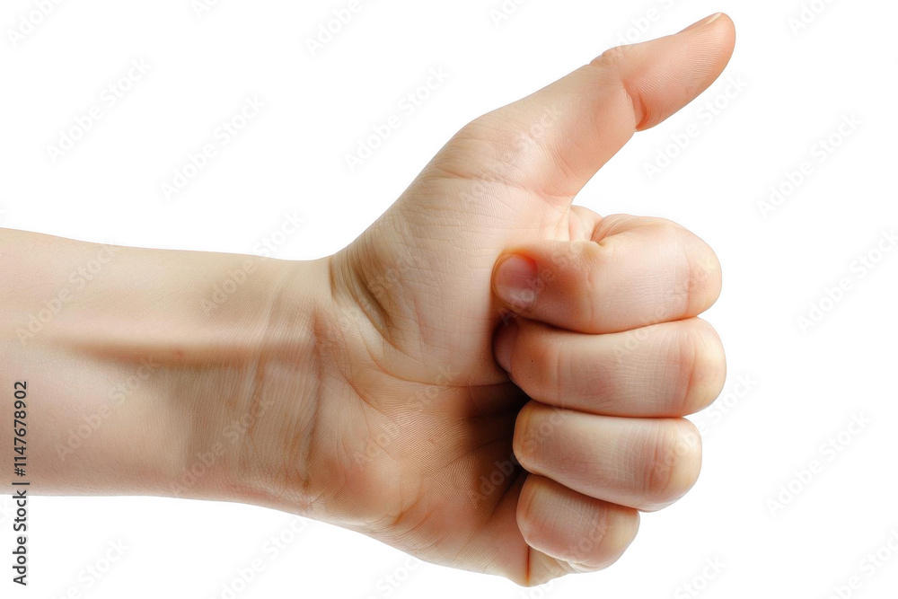 Hand Gestures Thumbs Up Approving Gesture with Positive Sign and Agreement Symbol Hand Gestures Thumbs Up Approving Gesture with Positive Sign and Agreement Symbol