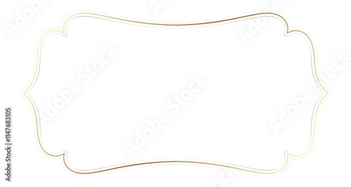 islamic golden frame banner vector. luxury gold arch arabic ornament background illustration