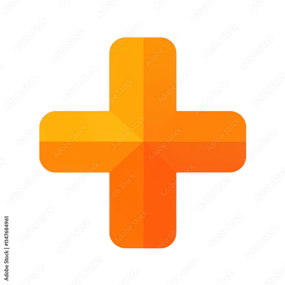 orange icon of Plus isolated on a transparent background Minimalist flat icon, vector logo style sign clipart on a no background png orange icon of Plus isolated on a transparent background Minimalist flat icon, vector logo style sign clipart on a no background png