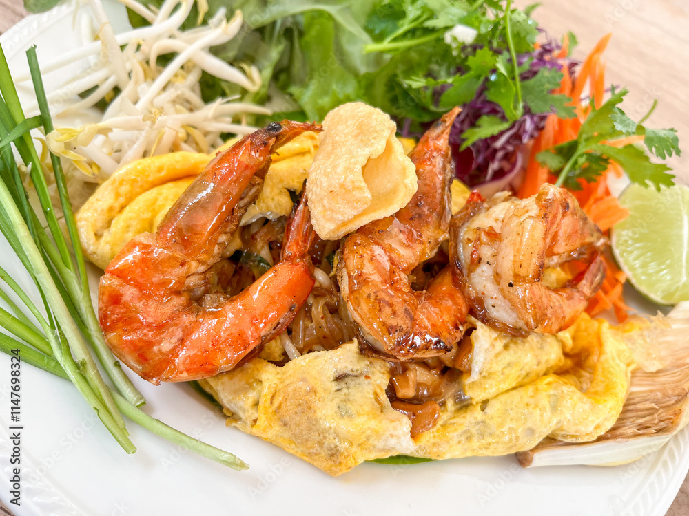 Pad Thai Delight with Shrimp Pad Thai Delight with Shrimp
