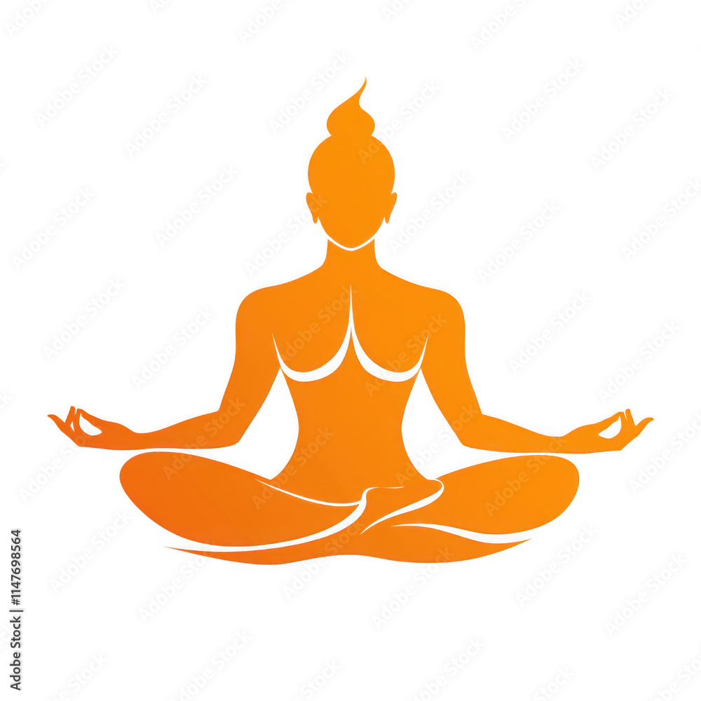 orange icon of Yoga isolated on a transparent background Minimalist flat icon, vector logo style sign clipart on a no background png orange icon of Yoga isolated on a transparent background Minimalist flat icon, vector logo style sign clipart on a no background png