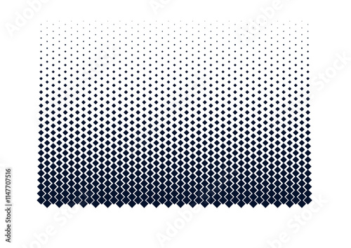 Navy blue diamon halftone