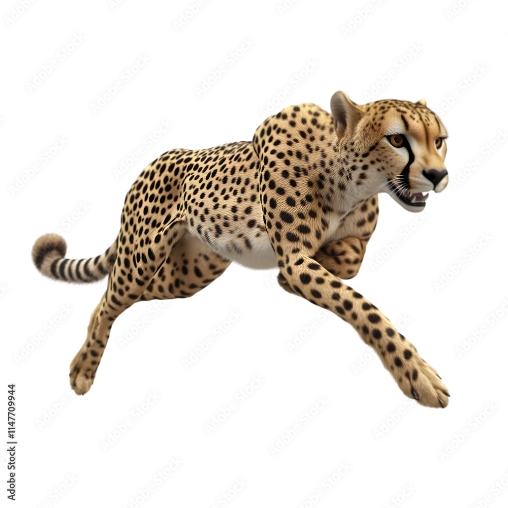 leopard in front of a white background leopard in front of a white background