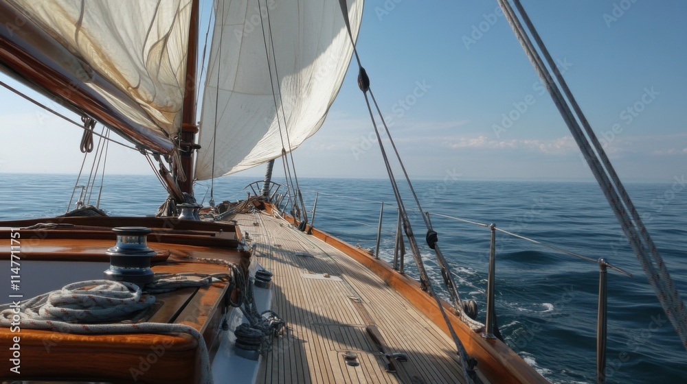 Sailing takes you on tranquil water journeys. Sailing takes you on tranquil water journeys.