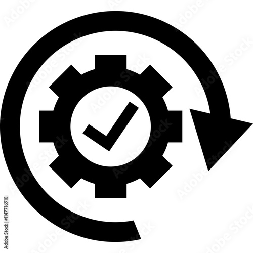 Consistency, constant, regular icon