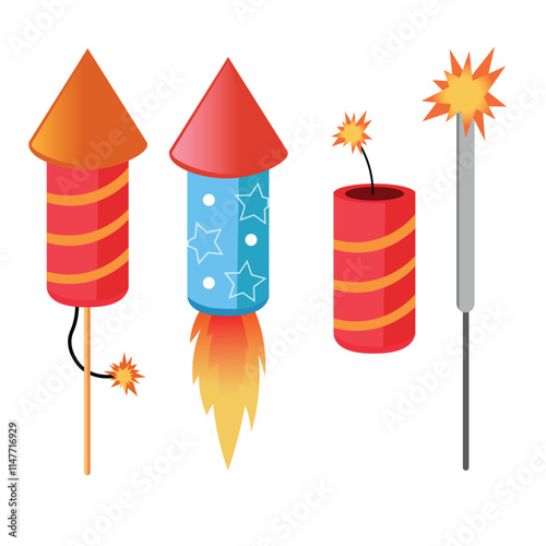 Firecracker Vector