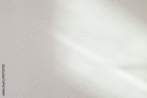 White Wallpaper with Light Beam on the Surface.