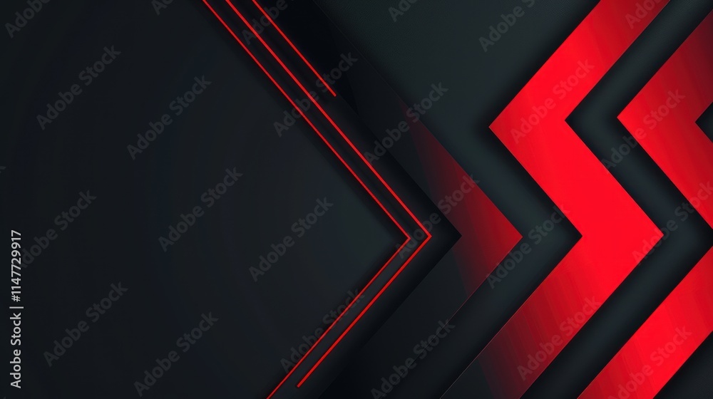 Abstract Red and Black Geometric Background Abstract Red and Black Geometric Background