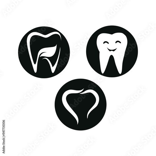 Dental Logo Design vector template.Creative Dentist Logo. Dental Clinic Vector Logo.