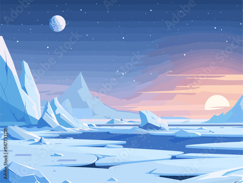 Polar Caps on Mars: The Frozen Landscapes of the Red Planet