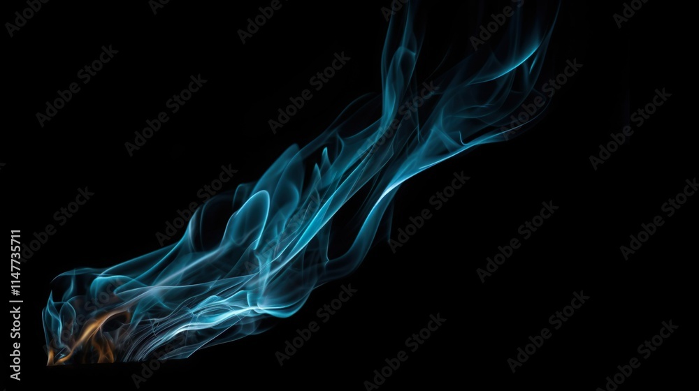 Obraz premium 青い炎２