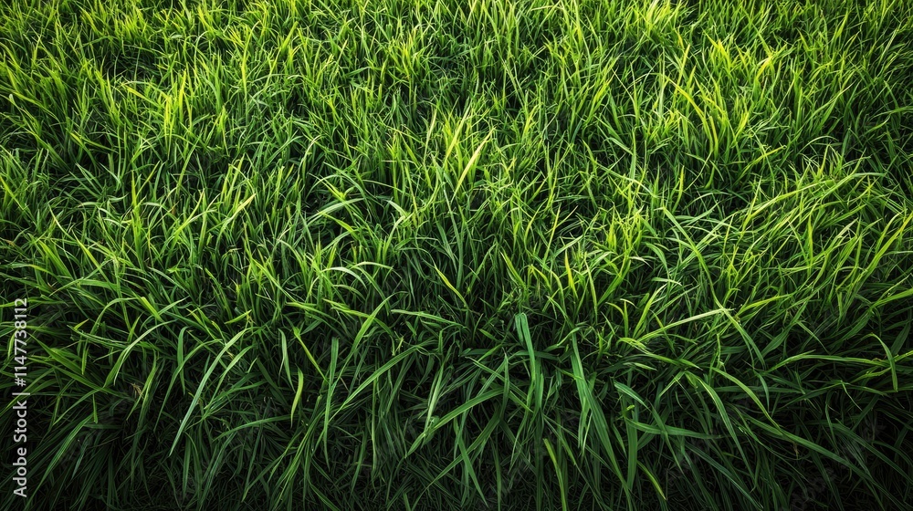 A row of evenly spaced green grass tufts, showing off their vibrant color and detailed texture, creating a clean, fresh outdoor scene A row of evenly spaced green grass tufts, showing off their vibrant color and detailed texture, creating a clean, fresh outdoor scene