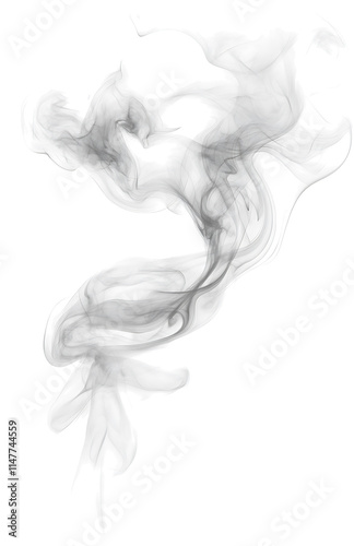  Realistic white smoke texture on PNG