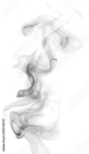  Realistic white smoke texture on PNG