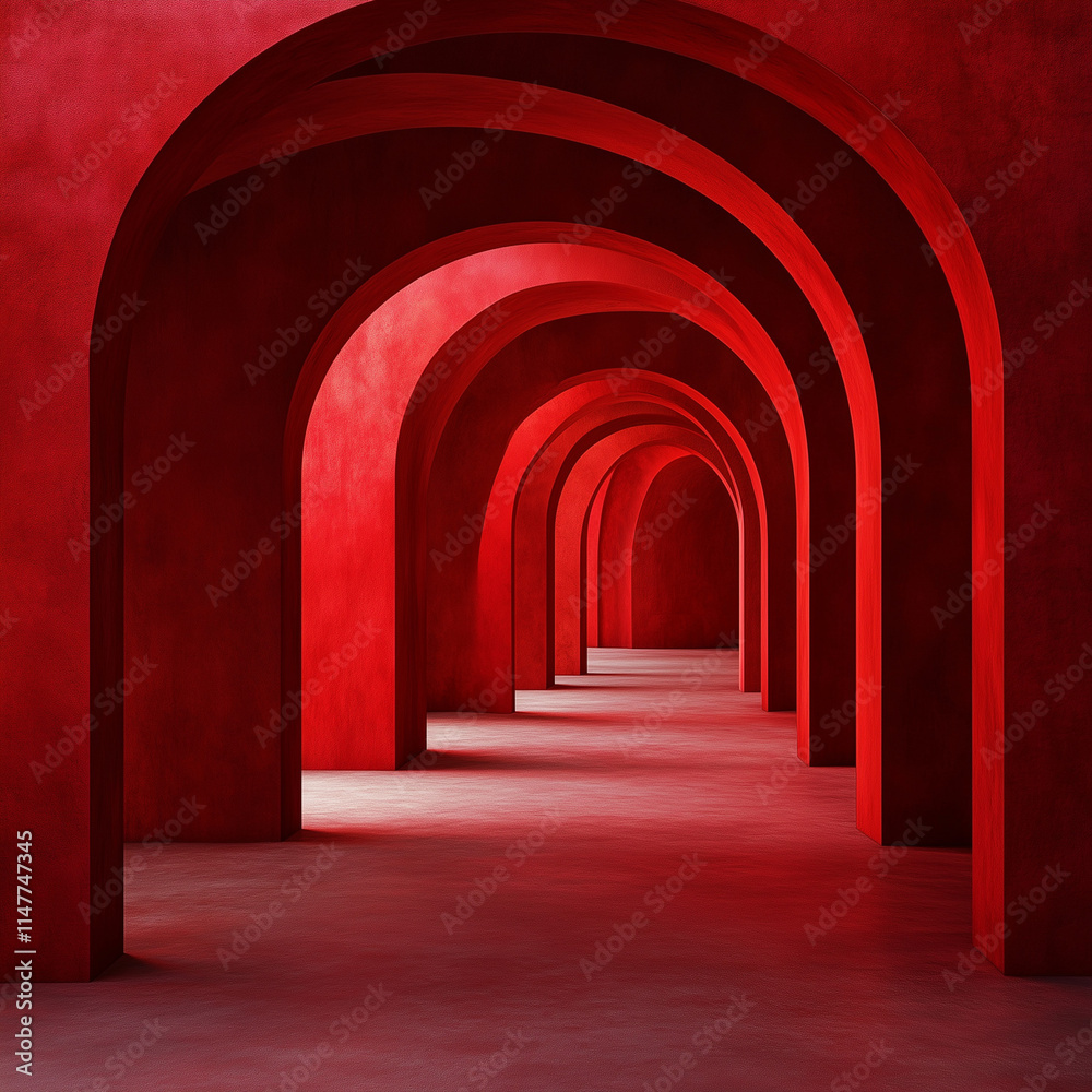 Fototapeta premium Minimal Arches Digital Backdrop | Fine Art Textures for Studio Photography | Elegant Photoshoot Background and Overlay Design
