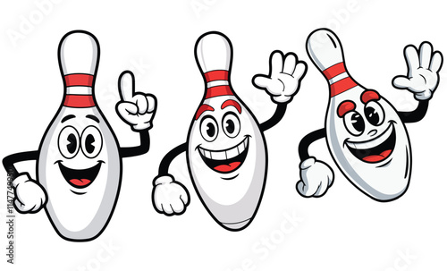 Bowling Pin with Thumbs Up