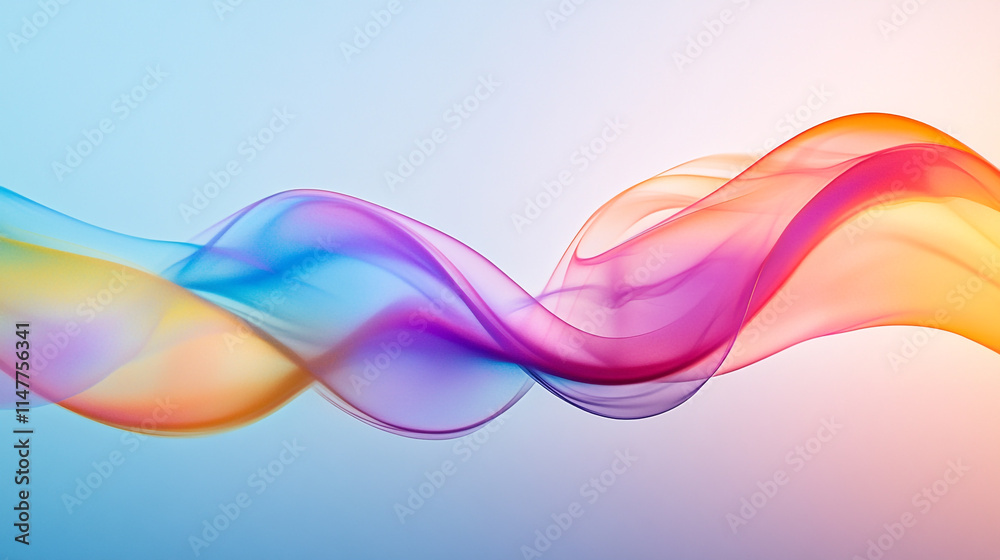 Colorful abstract wave design creating a beautiful gradient effect in soft hues. Colorful abstract wave design creating a beautiful gradient effect in soft hues.