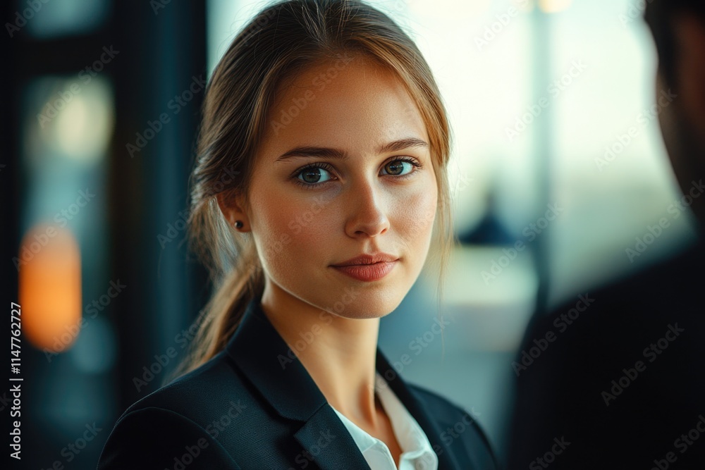 Fototapeta premium Business Meeting Confident Woman
