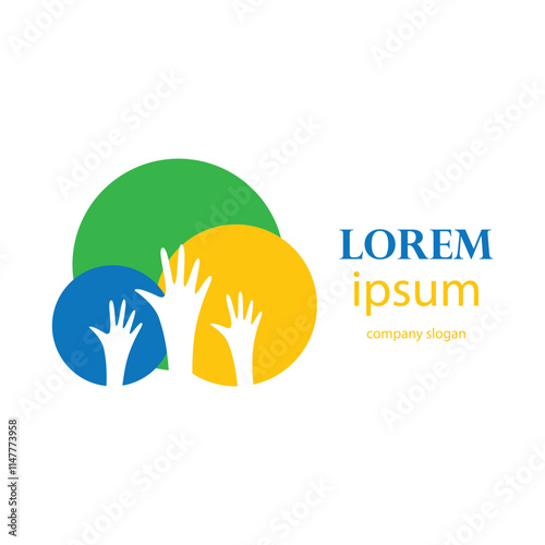 health and hand hygiene care logo design