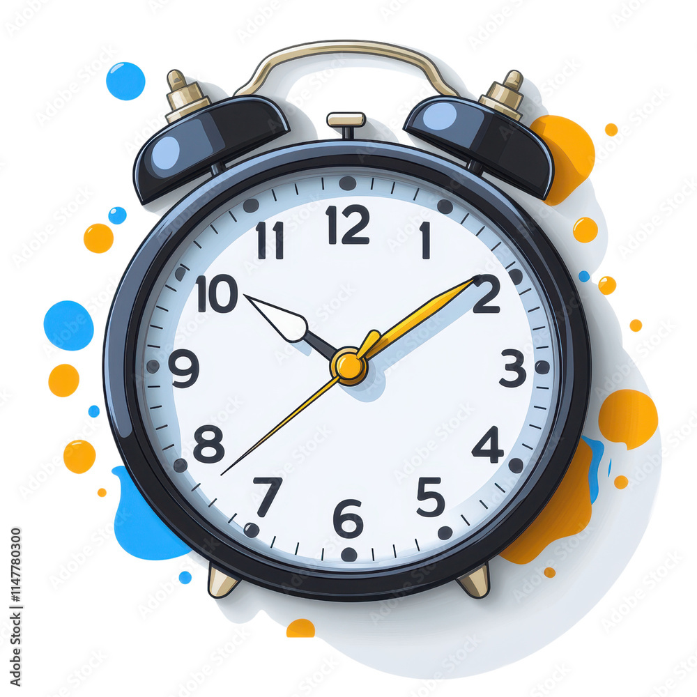 Enhancing time management a clock illustration symbolizing punctuality in creative graphic design Enhancing time management a clock illustration symbolizing punctuality in creative graphic design