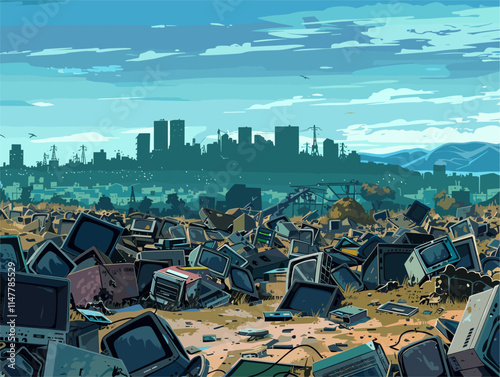 E-Waste Graveyards: The Environmental Burden of Discarded Electronics
