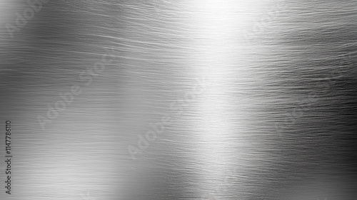 Metaliczne srebrne tło z wyraźną fakturą, tworzące idealne miejsce do umieszczenia panoramicznej płyty żelaznej.