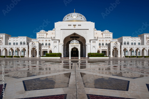 Qasr Al Watan presidental palace in Abu Dhabi - UAE  photo