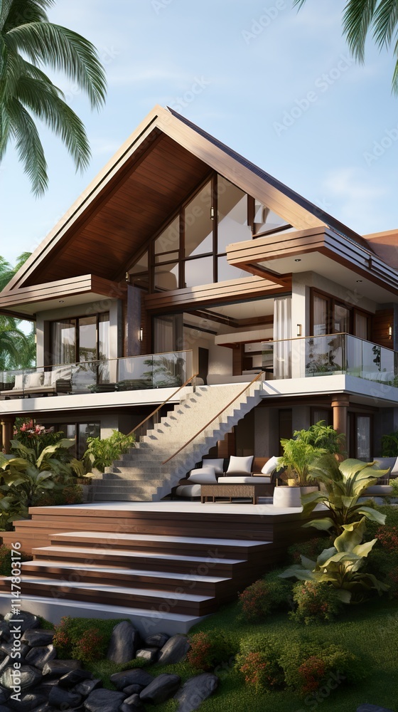 Fototapeta premium beach house