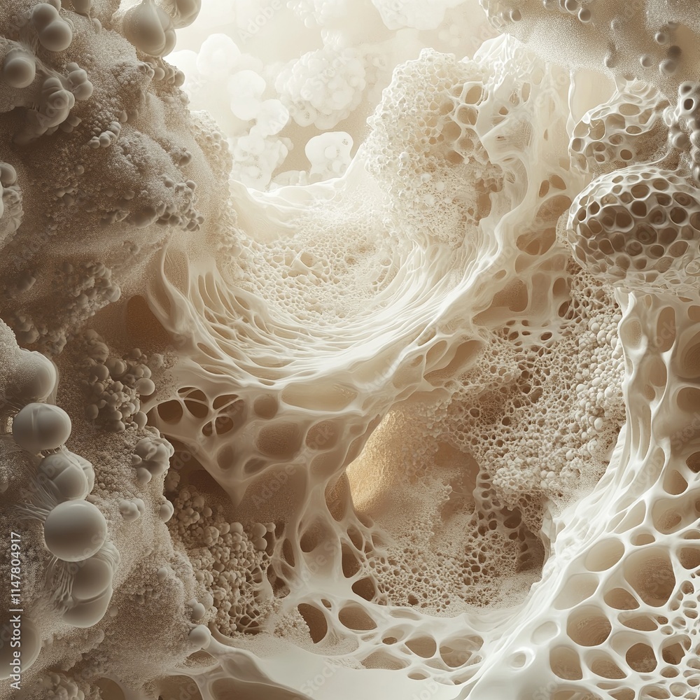 An awe-inspiring view of the microscopic realm, where individual atoms and molecules are depicted as massive, intricate structures, dwarfing the viewer's sense of scale An awe-inspiring view of the microscopic realm, where individual atoms and molecules are depicted as massive, intricate structures, dwarfing the viewer's sense of scale