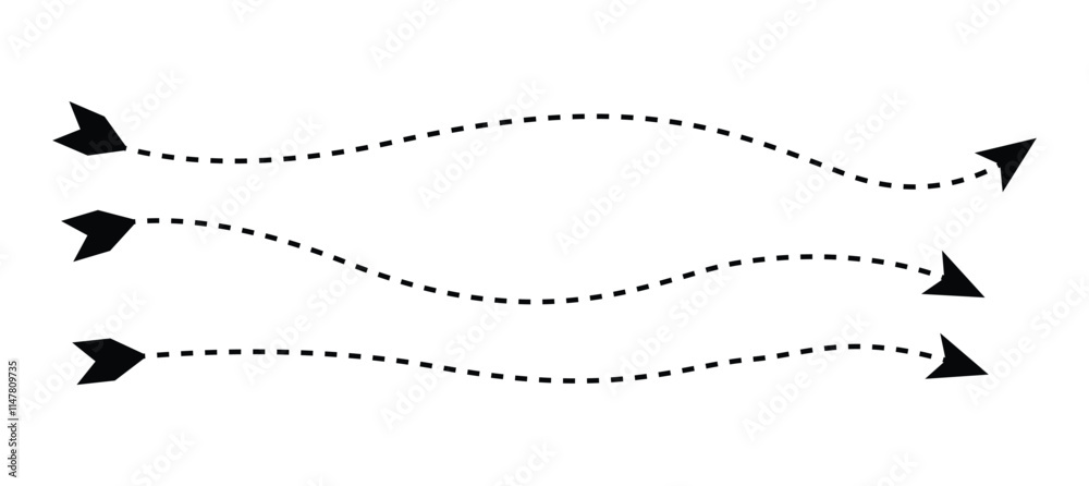 Hand drawn arrow mark icons vector Hand drawn arrow mark icons vector