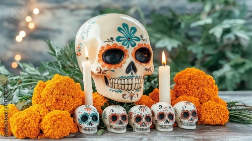Day of the Dead is a highly celebrated cultural event that honors deceased loved ones by creating elaborate altars adorned with marigolds, candles, and sugar skulls