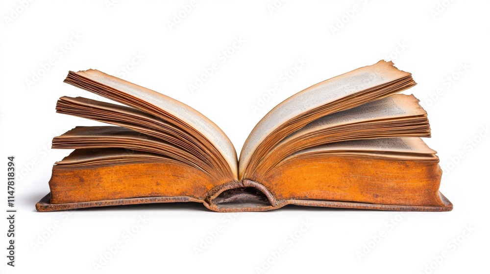 Obraz premium The aged pages of ancient books hold within them a treasure trove of knowledge, each word carefully preserved and imbued with wisdom that has withstood the test of time