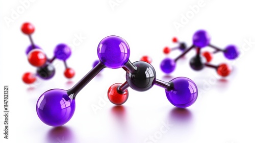 Potassium Permanganate Molecular Structure Visualization