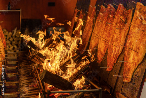 Spezialität aus dem Strahlungsfeuer: Flammlachs