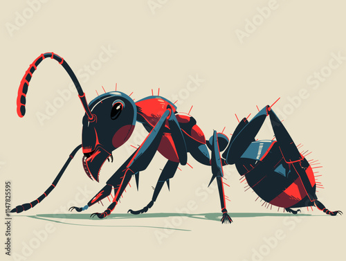 Ant Soldier: A Head of Determination and Defense in the Animated World