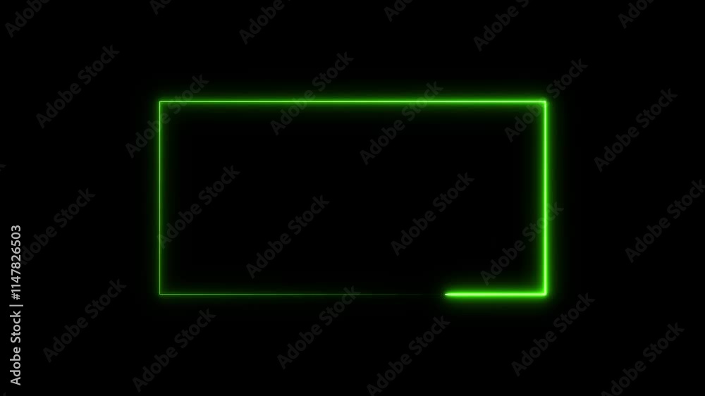 Abstract colorful neon light movement motion with space on black background Abstract colorful neon light movement motion with space on black background