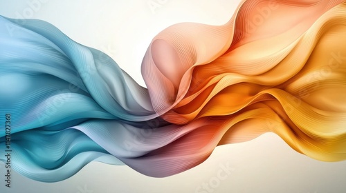 Wallpaper Mural This wallpaper illustration features a stunning gradient wave of vibrant rainbow colors, creating a visually captivating and dynamic design that will add a pop of color to any space. Torontodigital.ca