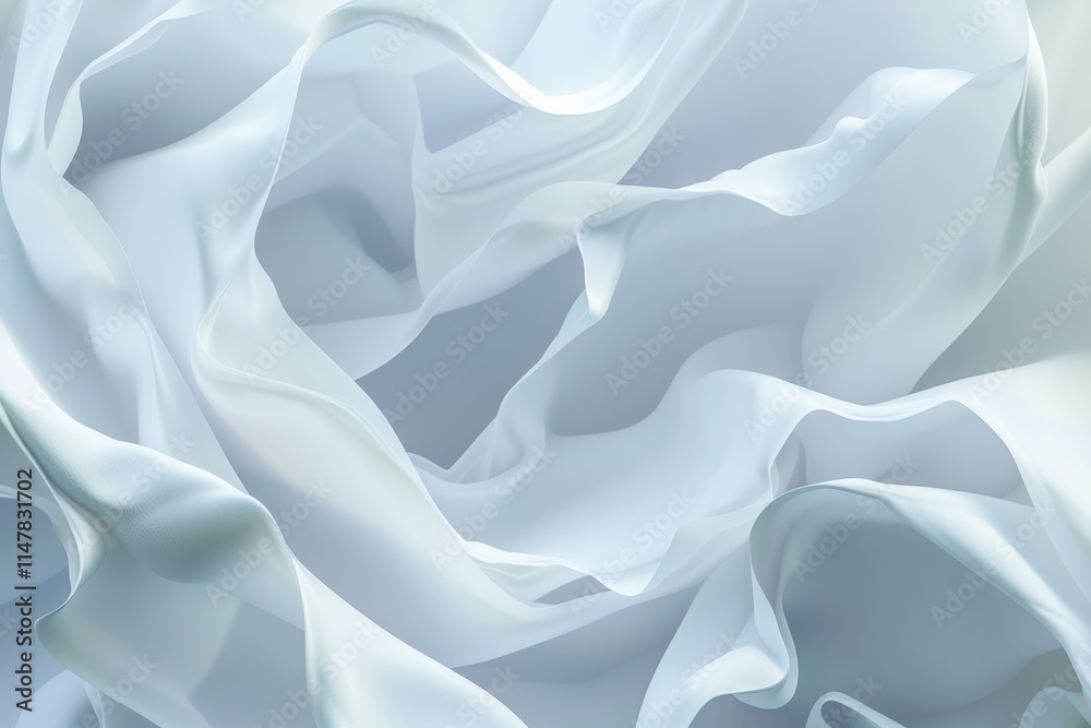 Obraz premium Abstract white fabric texture background.