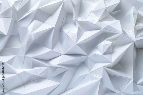 Abstract white geometric texture.