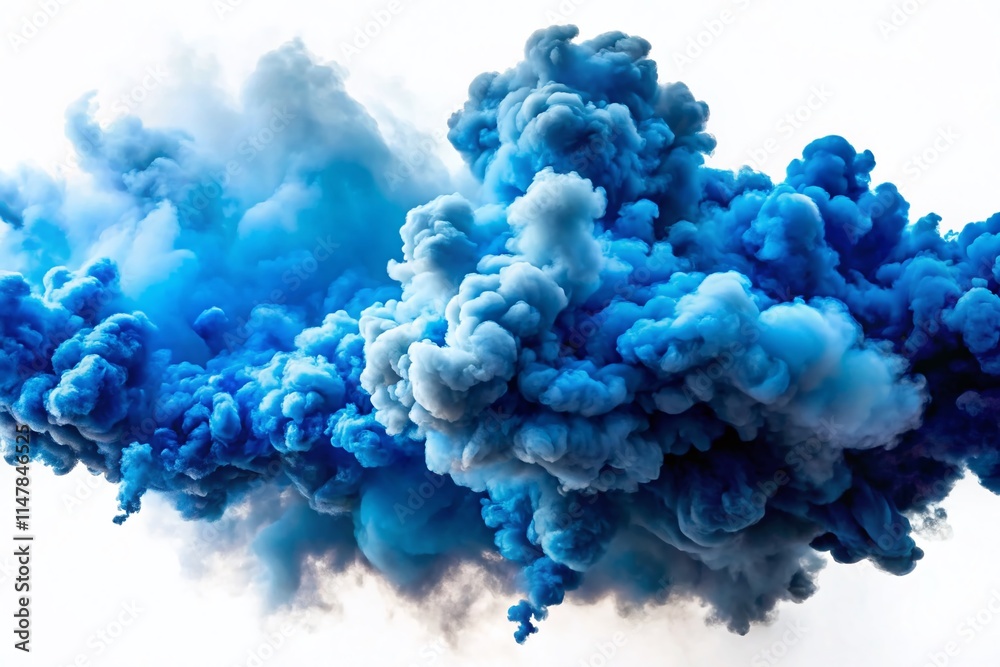 Drone Photography Panorama: Blue Smoke, Aerial View, Whitish Background, High-Resolution Image Drone Photography Panorama: Blue Smoke, Aerial View, Whitish Background, High-Resolution Image
