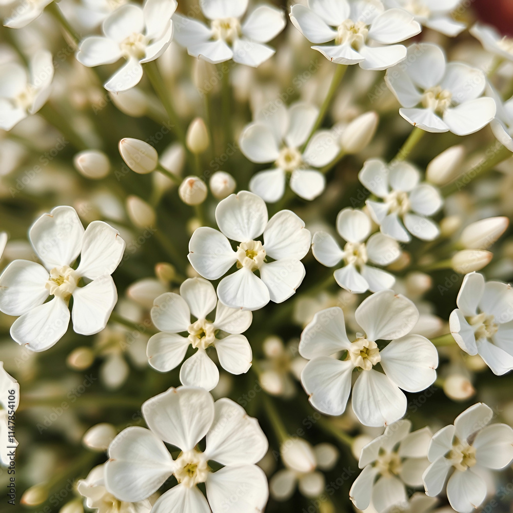 Obraz premium Close up white flowers