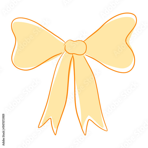 golden ribbon bow