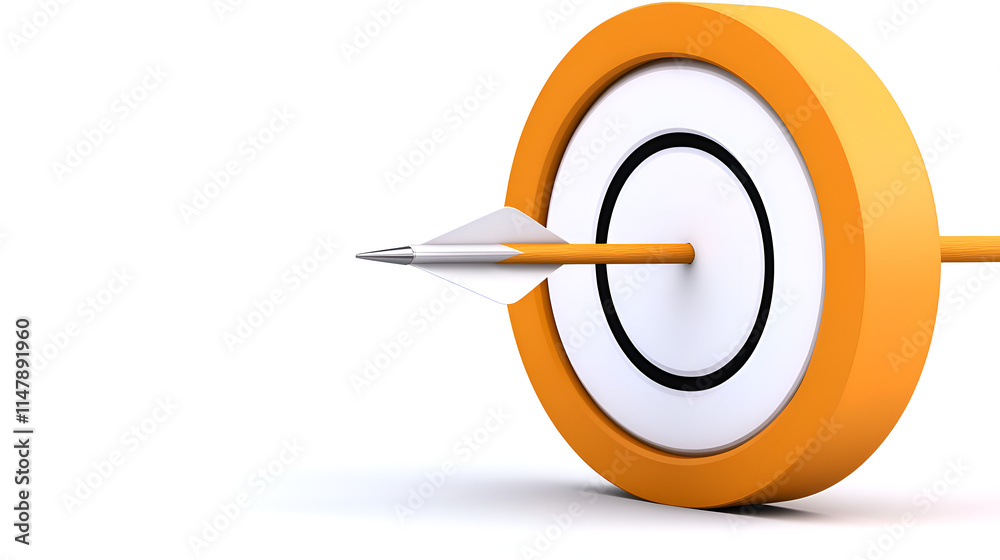 A stylized orange target with an arrow, symbolizing precision and goal setting. A stylized orange target with an arrow, symbolizing precision and goal setting.