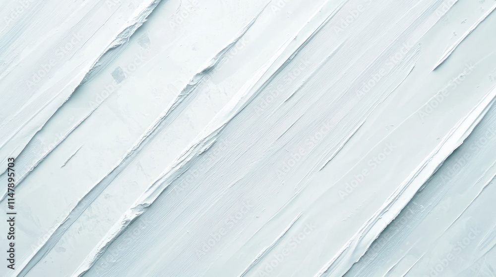 Obraz premium Abstract White Paint Texture Diagonal Strokes