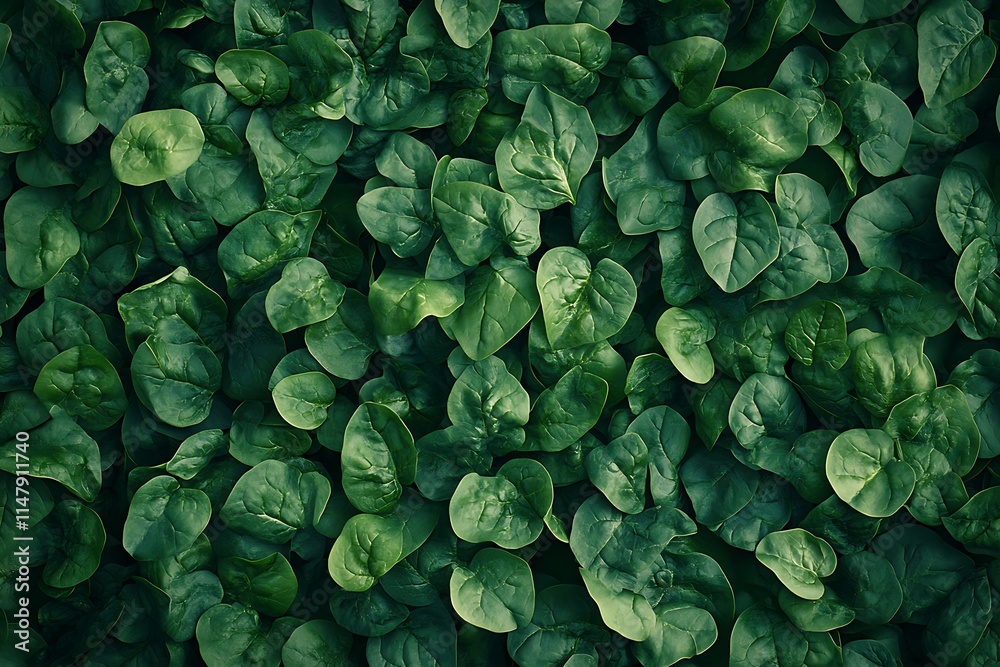 Fototapeta premium background from fresh raw spinach leaves